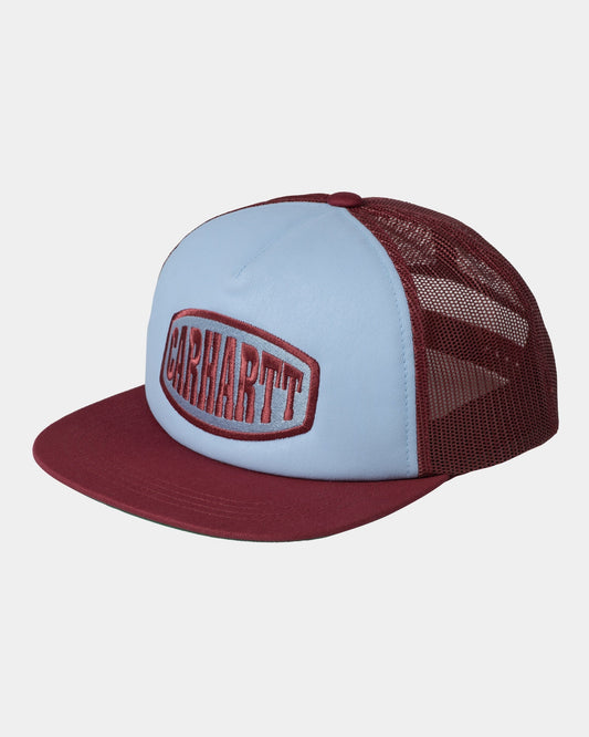 Graphic Trucker Cap | Mulberry / Frosted Blue