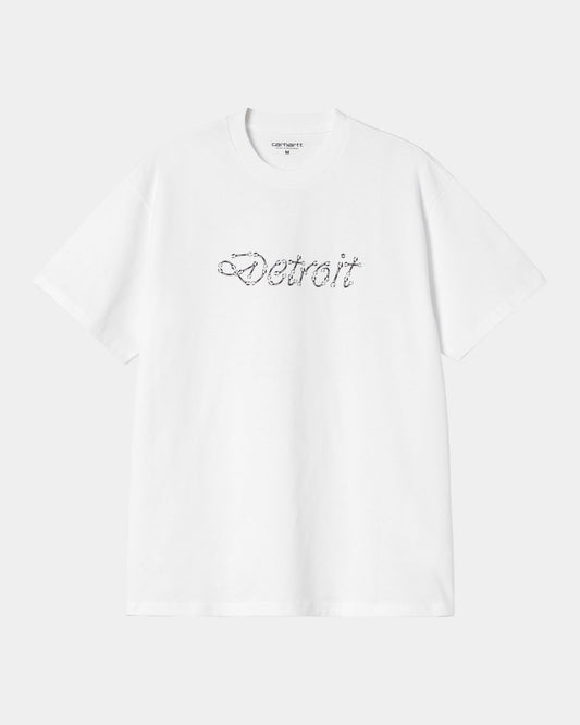 Peace And Work T-Shirt | White / Black