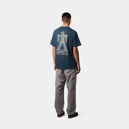 Stargazer T-Shirt | Dusky Blue / Yellow