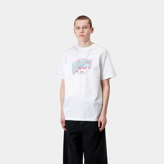 Hot Script T-Shirt | White