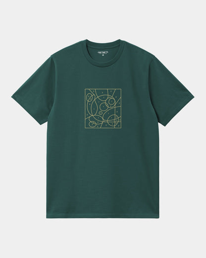 By The Numbers T-Shirt | Rainforest / Air Yellow