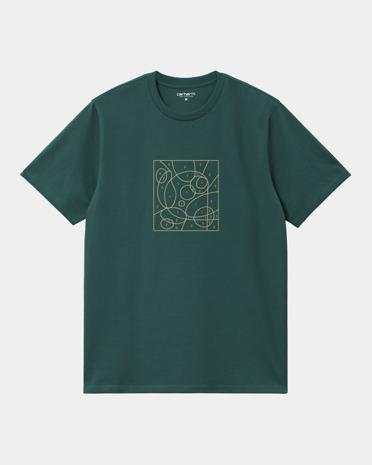 By The Numbers T-Shirt | Rainforest / Air Yellow