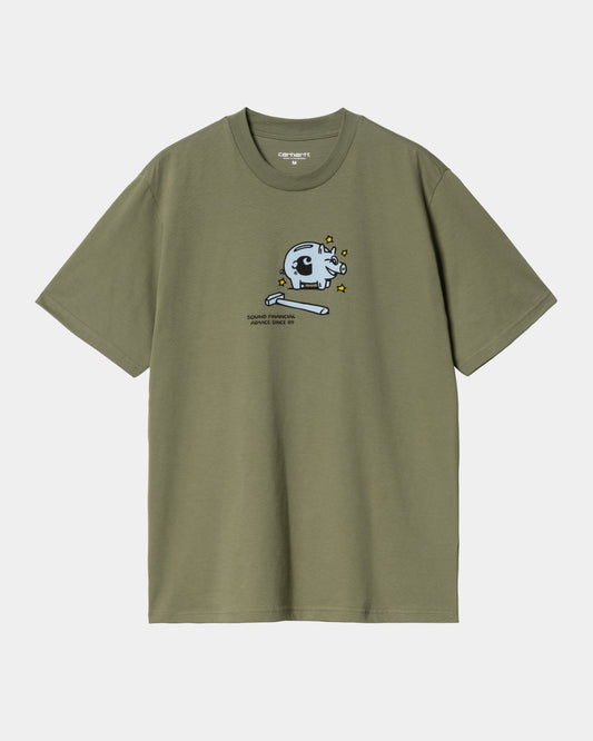 Piggybank T-Shirt | Dollar Green