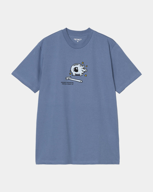Piggybank T-Shirt | Blue Iris
