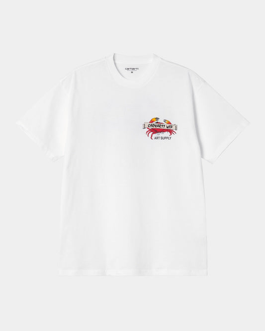 Crab Paint T-Shirt | White