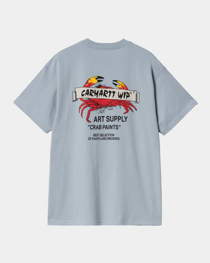 Crab Paint T-Shirt | Frosted Blue