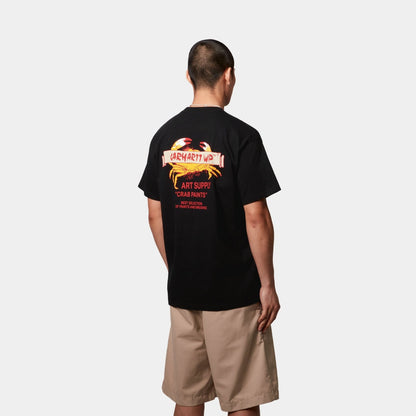 Crab Paint T-Shirt | Black