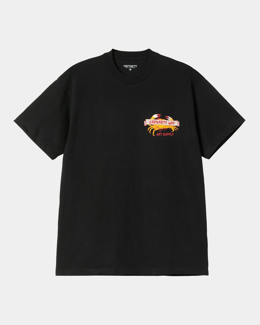 Crab Paint T-Shirt | Black