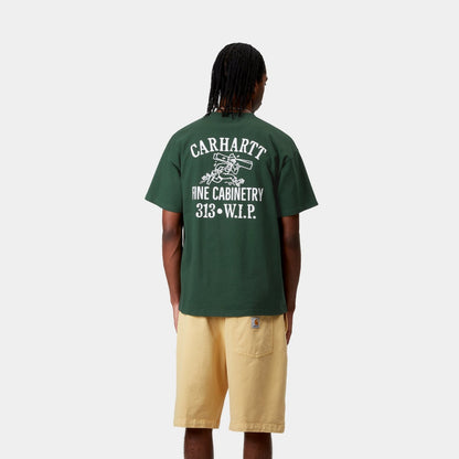 Cabinetry T-Shirt | Conifer / White