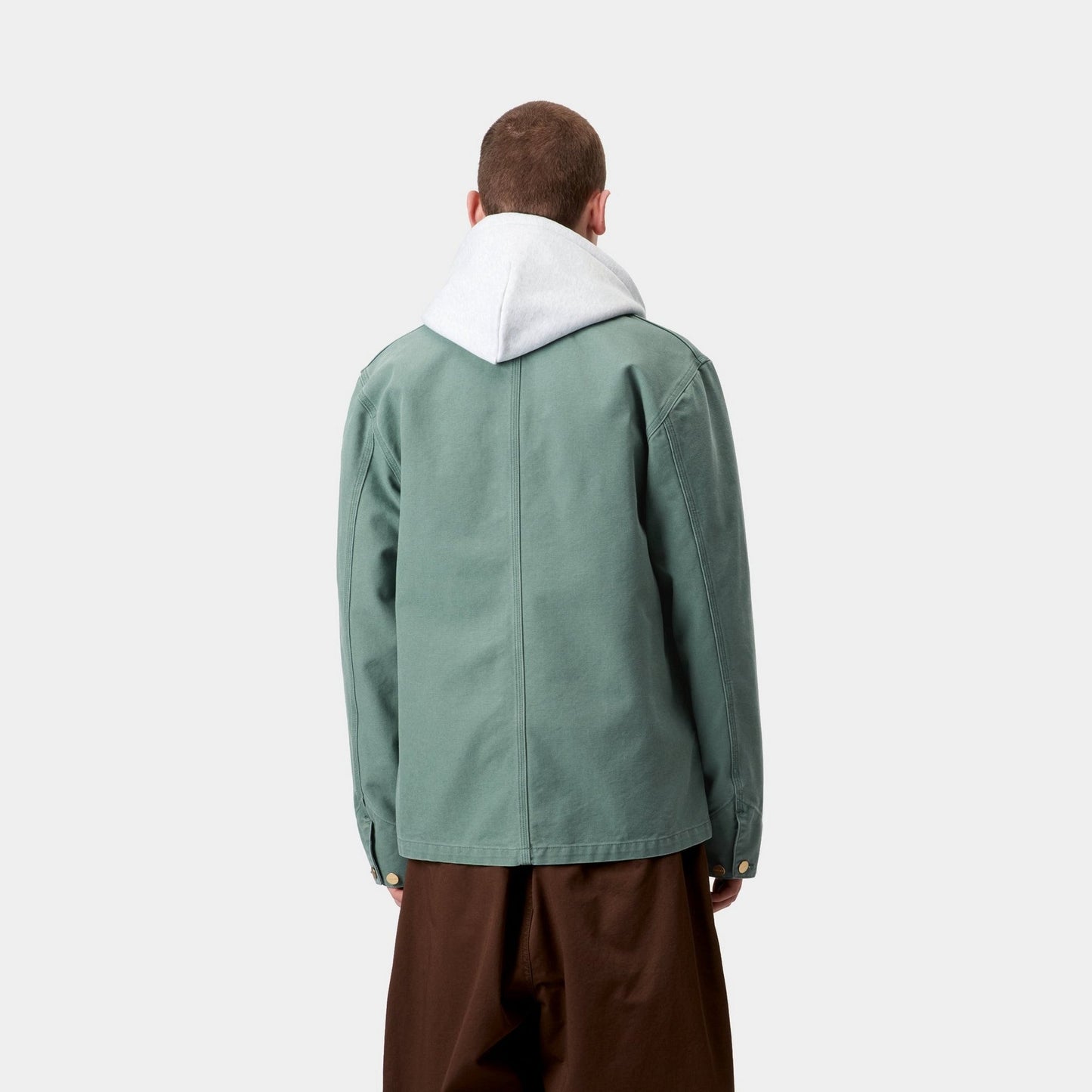 Michigan Coat (Spring) - Stone Canvas | Silver Pine / Silver Pine
