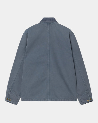 Michigan Coat (Spring) - Stone Canvas | Dusky Blue / Dusky Blue