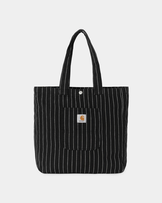 Hendry Tote | Black / Wax Seaton Stripe