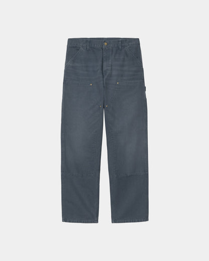 Double Knee Pant - Stone Canvas | Dusky Blue