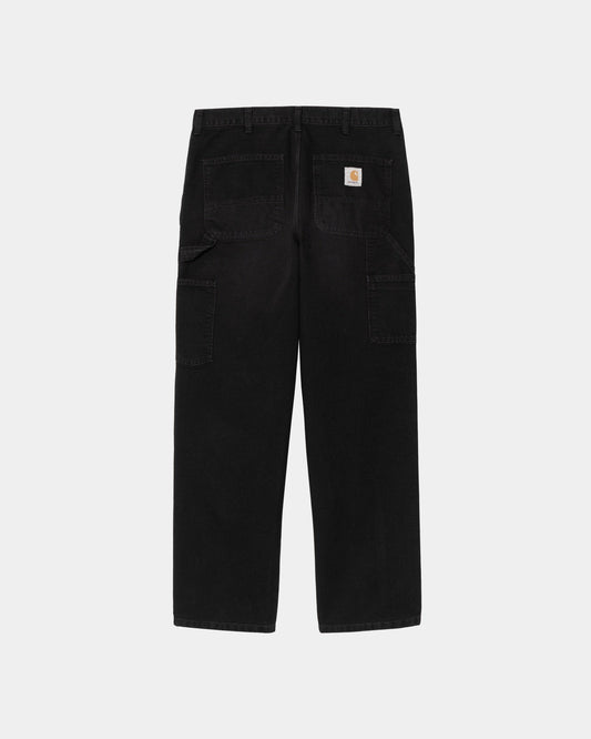 Single Knee Pant - Stone Canvas | Black