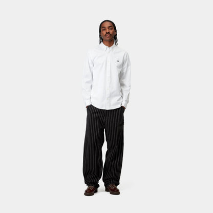 OG Single Knee Pant - Twill | Black / Wax Seaton Stripe