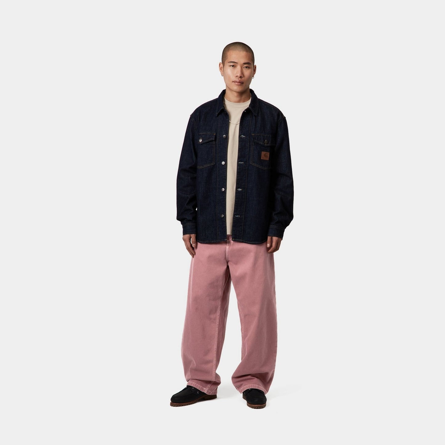 Brandon Pant - Twill | Dusky Pink (stone dyed)