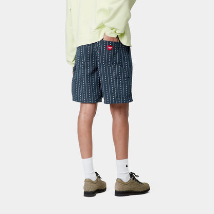 Women's Drewe Short | Ink / Natural Heart C Pinstripe