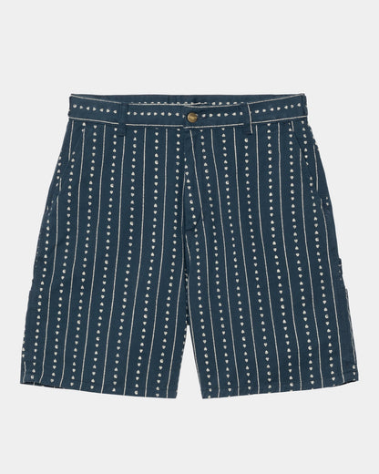 Women's Drewe Short | Ink / Natural Heart C Pinstripe