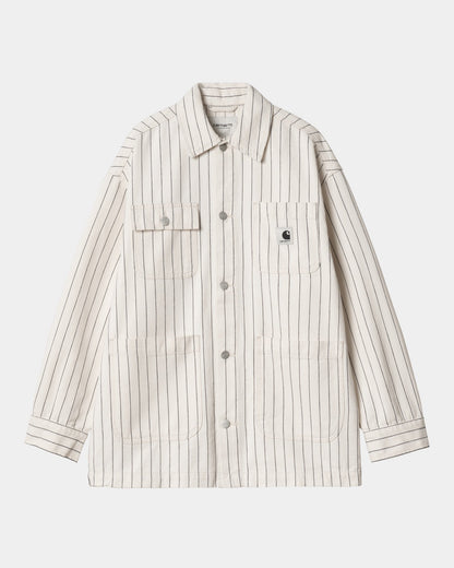Women's Hendry Coat | Wax / Dark Navy Seaton Stripe