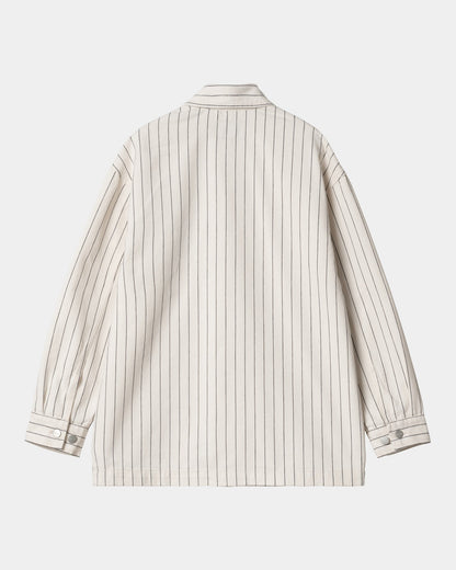 Women's Hendry Coat | Wax / Dark Navy Seaton Stripe
