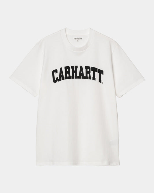 University T-Shirt | White / Black