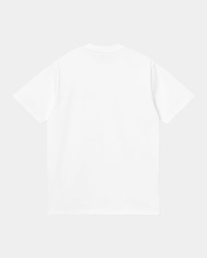 University Script T-Shirt | White / Black