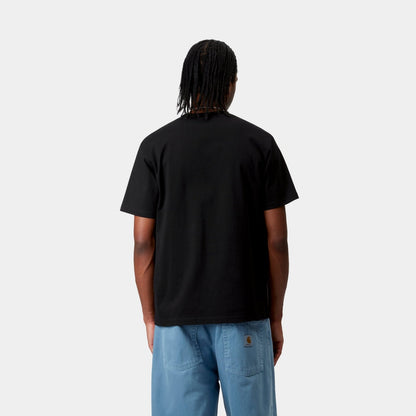 University Script T-Shirt | Black / White