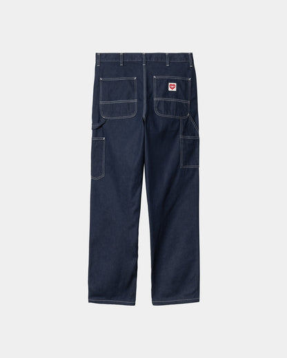 Single Knee Heart Label Pant - Norco Denim | Blue (rinsed)