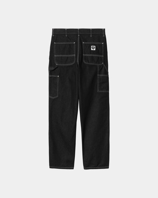 Single Knee Heart Label Pant - Norco Denim | Black (rinsed)