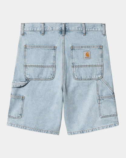 Double Knee Short | Blue (heavy stone bleached)