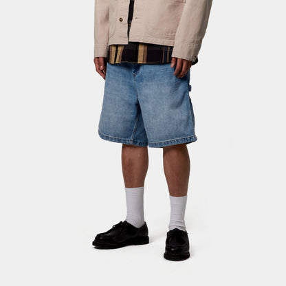 OG Single Knee Short | Blue (burst washed)