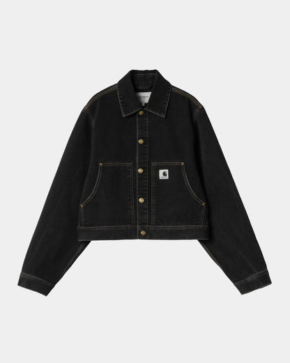 Women's Arca Jacket | Black (stone washed)