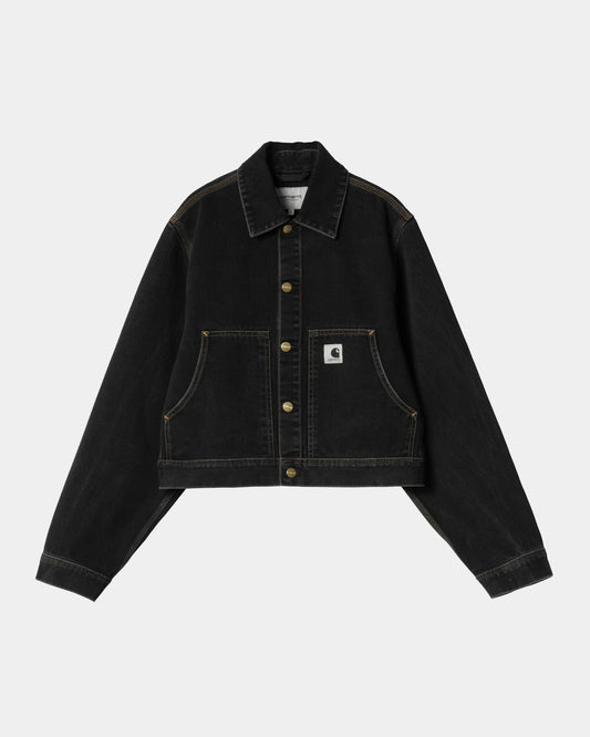 Women's Arca Jacket | Black (stone washed)