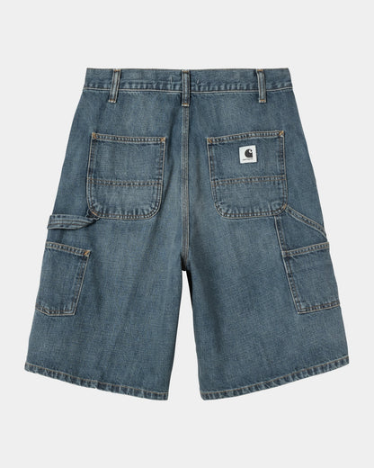 Women's Brandon Single Knee Short | Blue (dark used wash)