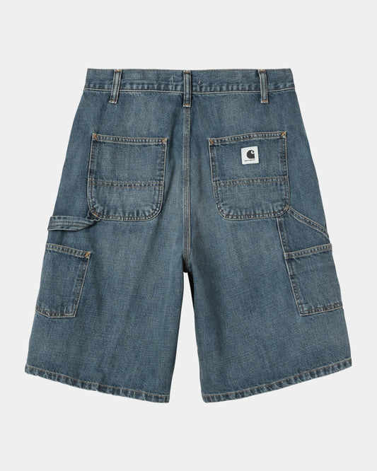 Women's Brandon Single Knee Short | Blue (dark used wash)