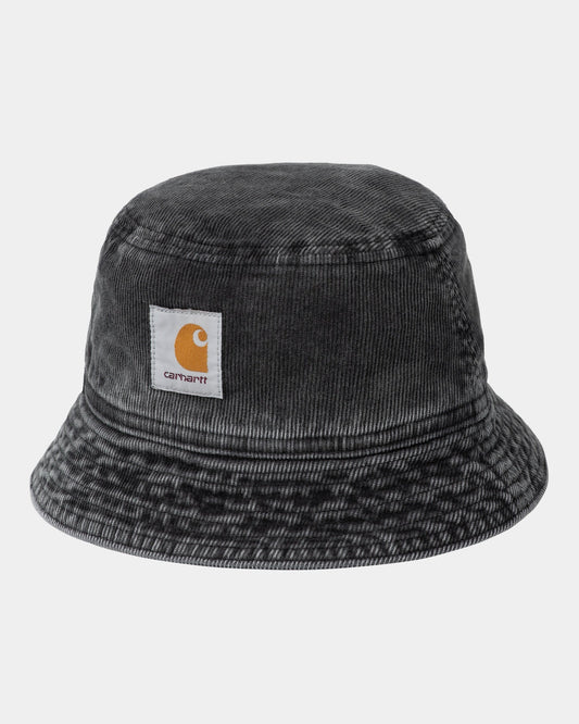 Reynold Corduroy Bucket Hat | Black (dusky washed)