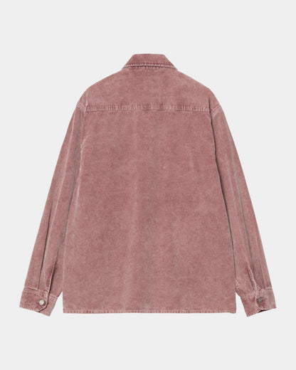 Reynold Corduroy Shirt Jacket | Dusky Pink (dusky washed)