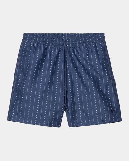 Slater Swim Trunks | Ink / Natural Heart C Pinstripe