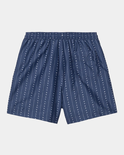 Slater Swim Trunks | Ink / Natural Heart C Pinstripe