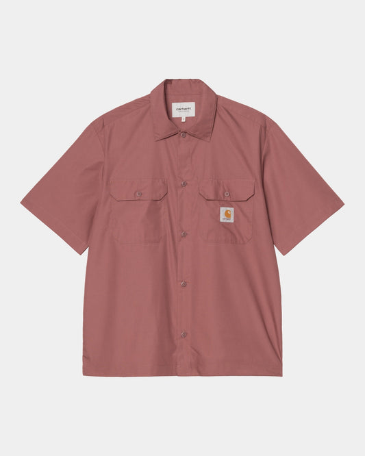 Craft Short Sleeve Shirt | Dusky Pink