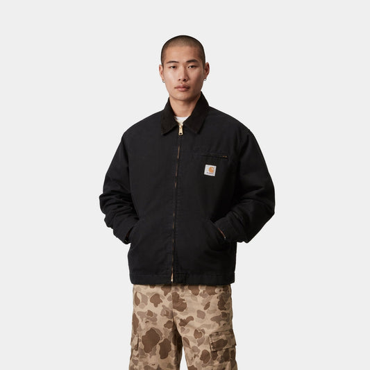 OG Detroit Jacket (Spring) | Black / Black (aged canvas)