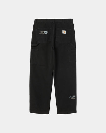 OG Single Knee Graphic Pant | Black (heavy stone wash)